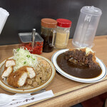 キッチン南海 神保町店 - カツカレー、盛合せの最強タッグ