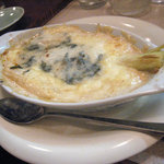 真菜板 - 千寿葱、アンディーブのゴルゴンチーズ焼き