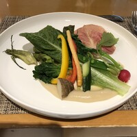 ヤマガタ サンダンデロ - Ａランチ：４９００円の「山形県の旬畑」
