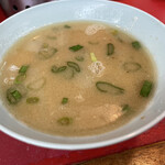 平山亭 - 焼豚チャーハンのスープ