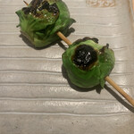 焼鳥 おみ乃 - 芽キャベツ