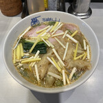 中華蕎麦 瑞山 - 限定 黄ニラと海老ワンタン 香油しおらーめん