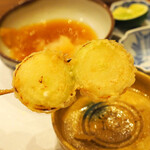 天婦羅 みやしろ - 小玉ねぎ