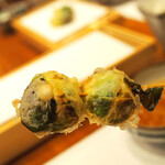 天婦羅 みやしろ - 芽キャベツ