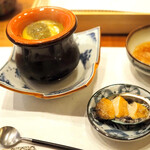 天婦羅 みやしろ - 鮑のしゃぶしゃぶ