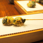 天婦羅 みやしろ - 芽キャベツ