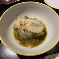 味あら井 - 白甘鯛と鮑と大根の炊き合わせ