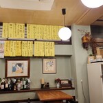 小野内酒場 - 壁メニュー(ドリンク)