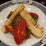 寿し処 春道 - 牛肉の中華炒め