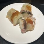 がってん寿司 - 鯛の梅巻き