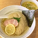 麺屋 一瀧 - 昆布水つけ麺 塩 (細麺)  950円