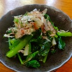 鯉幟 - 根三つ葉お浸し