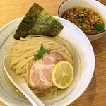 麺屋 一瀧 - 昆布水つけ麺 醤油(太麺)  950円