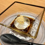 Ginza Shabugen - 食後のデザート、ぷるぷる水餅