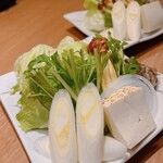 Ginza Shabugen - 全８品たっぷりお野菜盛り合わせ