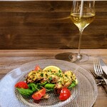 創作イタリアン Gemelli - 初カツオの香草パン粉焼き～レモン添え～