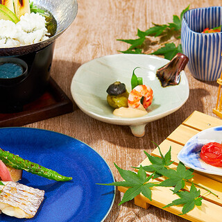 厳選した食材を懐石仕立てに。五感で味わう贅沢な一皿を