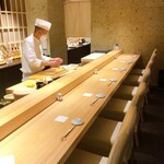 Sushi Shiina - カウンター