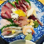 スタンド 富 - たっぷり刺身定食