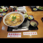 Sobadokoro Nagaokaya - 牛玉丼900+特盛り1000円