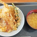 Tendon Tenya Toyama Hongo Ushin Ten - 天丼ご飯小盛り