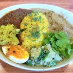 Spice curry monday - 2種かけカレー