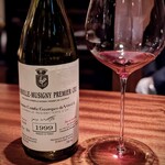 蒼 - 星野マネージャーが一杯だけ選んでくださったワイン。絶対悪酔いしないからと。但馬玄とのマリアージュに涙する♡