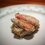 蒼 - 8名で大きな毛蟹を2杯。毛蟹よりも毛蟹らしい美味しさのみ捕りだしたリゾット。大きな蟹足をバクッと頬張る幸せよっ!♡