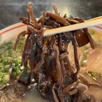 博多ラーメン なみへい - キクラゲリフト