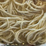 博多ラーメン なみへい - 麺アップ