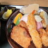 みつや食堂 - フライ定食。800円