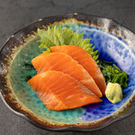 salmon sashimi