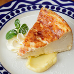 Basque-style cheesecake recommended