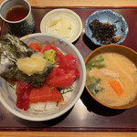 鮮菜魚 早瀬 - 鮪ヅケ丼　1000円税込　