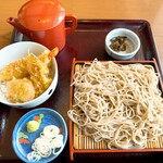 金天庵 - ミニ天丼付ざる蕎麦
