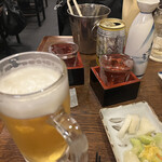 大衆居酒屋　末廣屋 - 飲み物が渋滞している