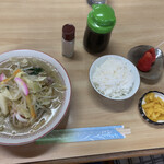 Sankiyou Shiyokudou - ちゃんぽん450円＋飯小100円