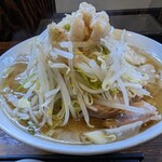 Menya Ootori - 普通盛(野菜ちょいまし・ニンニク・アブラ)