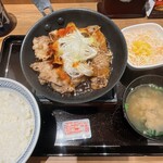 Yoshinoya - 鉄板牛カルビ定食