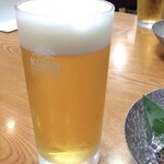 いちりん - 生ビール（おかわり）
