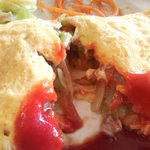 あほだら亭 - トロッふわっの玉子の中には野菜やお肉が！！