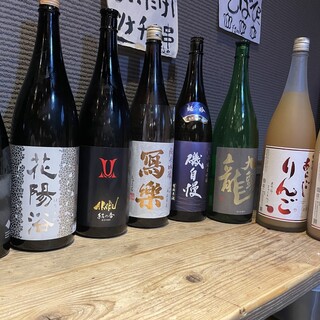 You may even come across rare brands! A variety of sake carefully selected by the owner