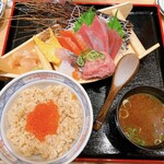Sushi Sake Saka Na Sugi Dama - 限定10食　舟盛り丼　990円
