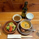 洋食 中村家 - セットを上から( ´∀｀)