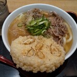 因幡うどん - 肉ごぼう天うどん