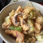 名物げそ天丼と自家製うどん お多福 - ちょこ丼では無い！