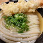 うどん 丸香 - 海老天 380円