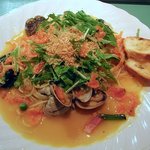 カフェ・レジェンド - 桜海老と水菜のパスタ