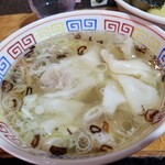 塩そば専門店 桑ばら - 塩雲呑つけそば