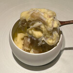 トムクリオーザ - シラウオと筍のフラン　アンチョビ